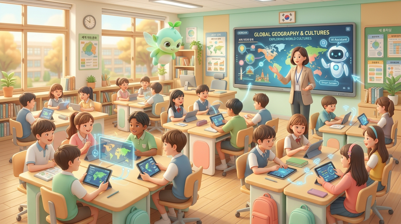 놀잇감이 만드는 AI 시대 교실 장면